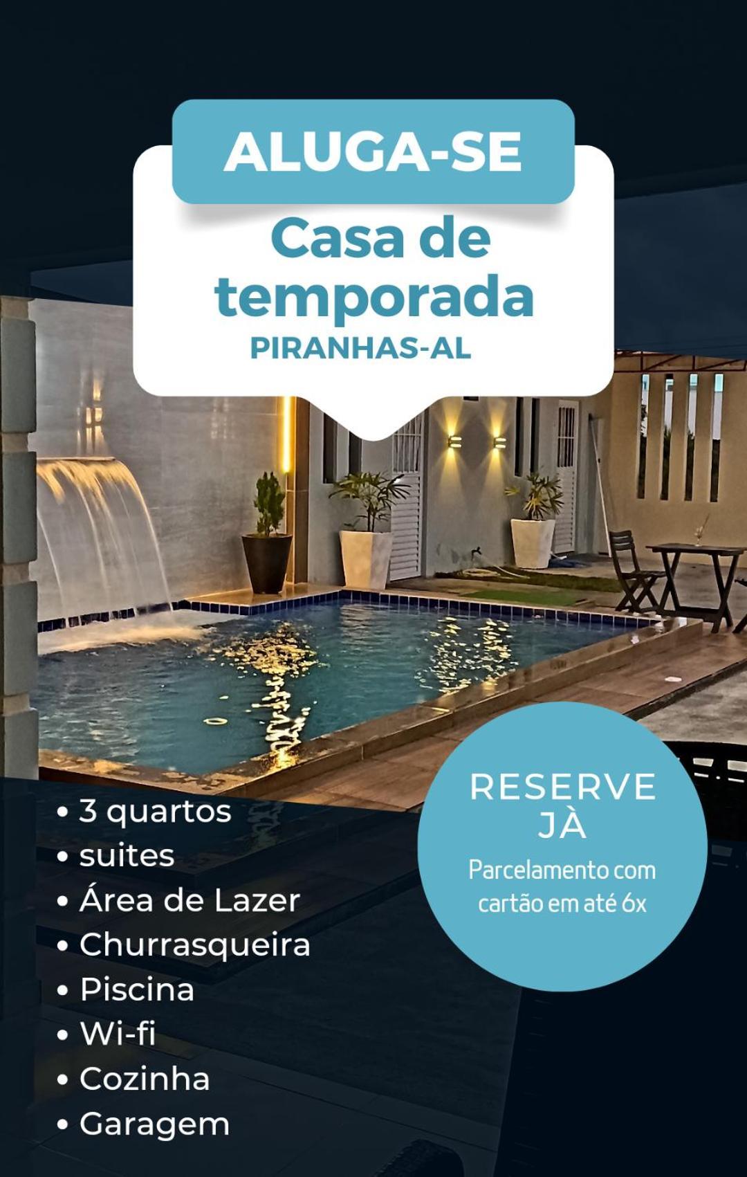 Casa Jardim Para Temporada Em Piranhas-Alagoas Eksteriør billede