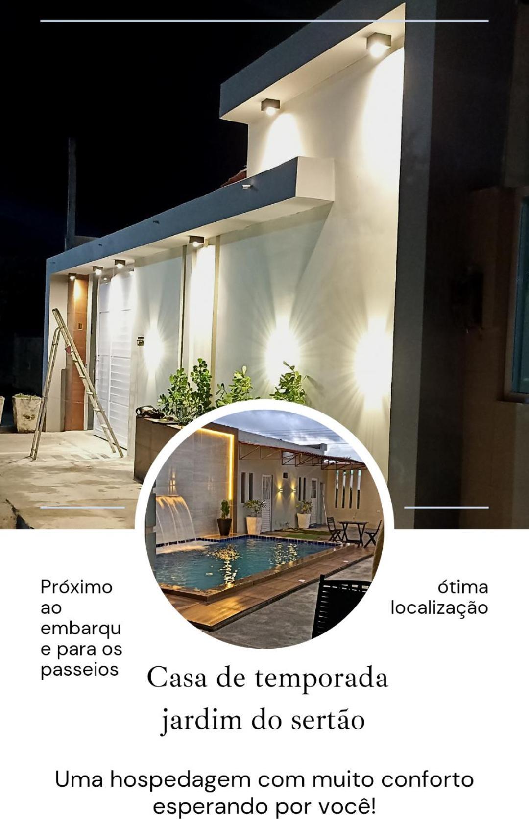 Casa Jardim Para Temporada Em Piranhas-Alagoas Eksteriør billede